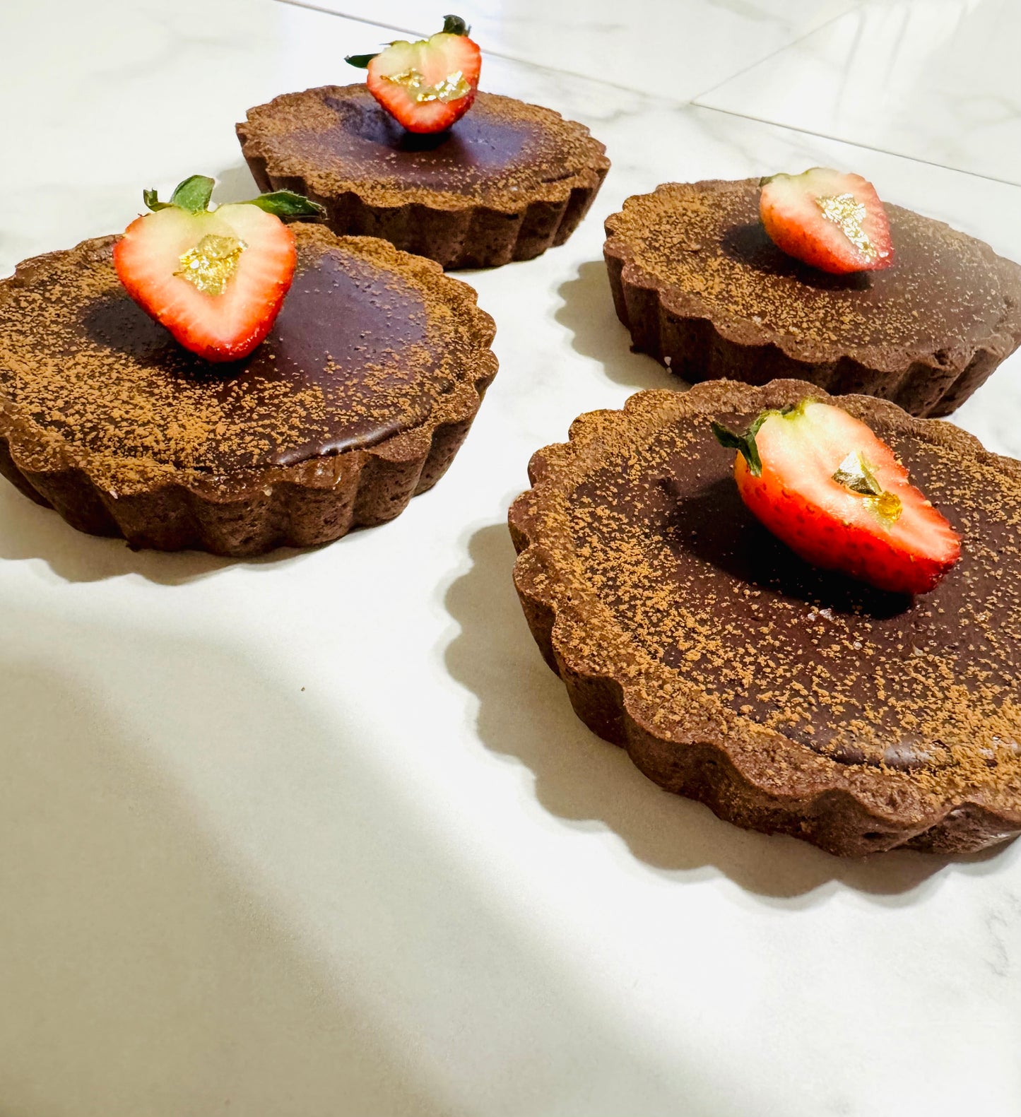 Mini Salted Caramel Chocolate Tart