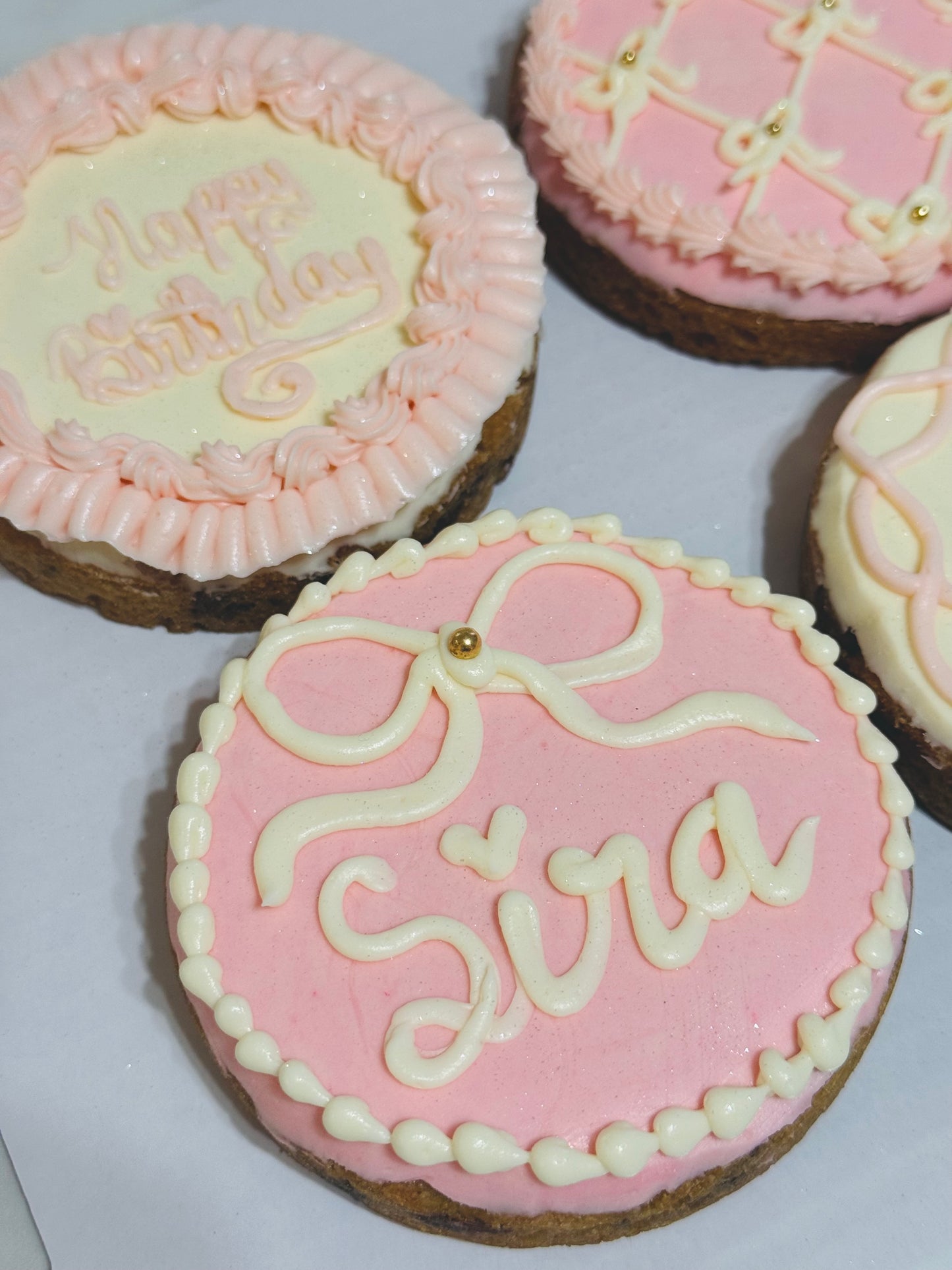 Mini 4 inch cookie cakes