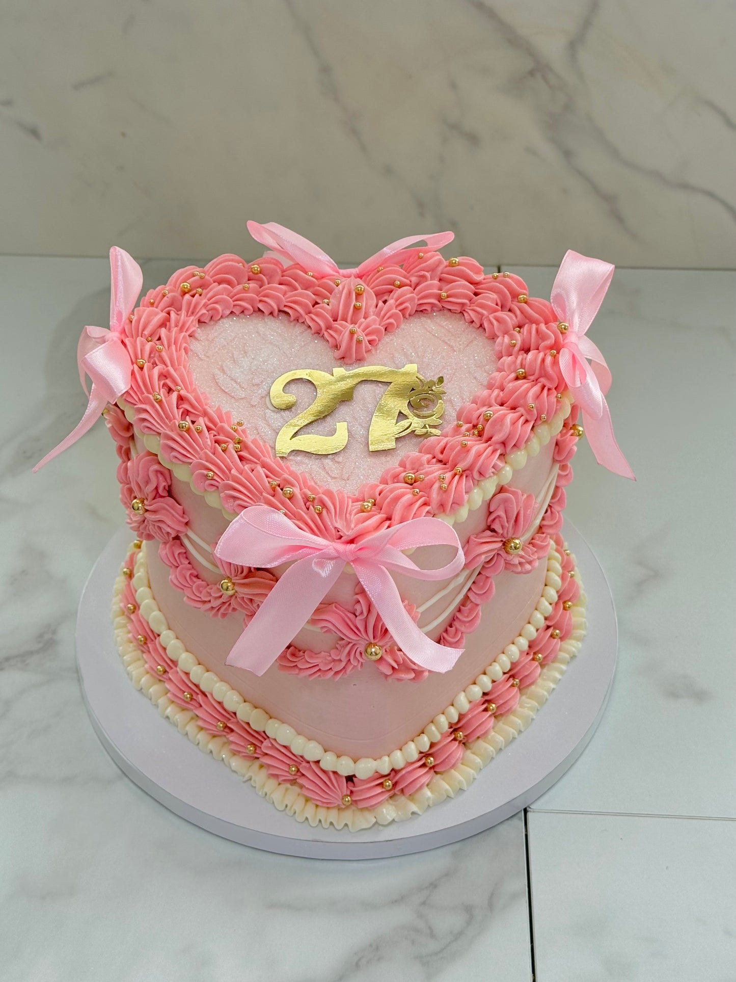 Heart Vintage Cake