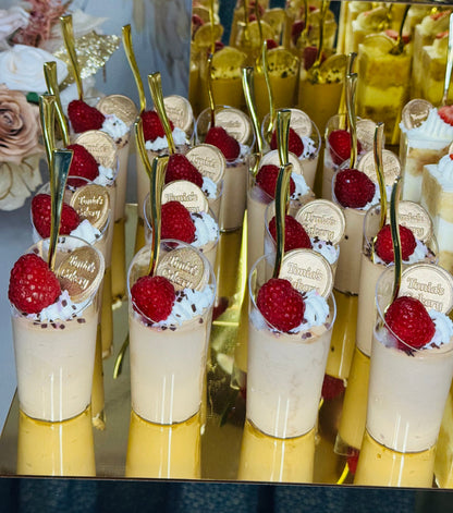 Chocolate mousse shooters