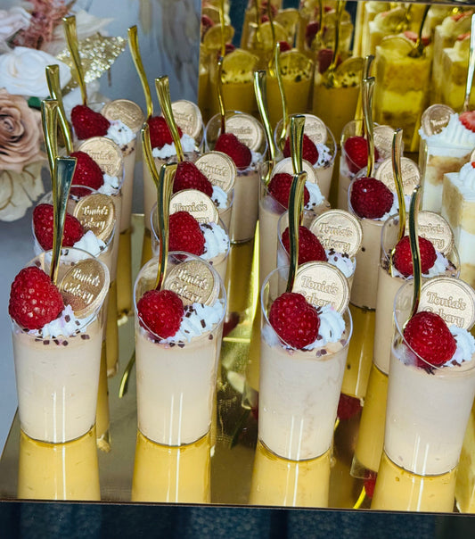 Chocolate mousse shooters