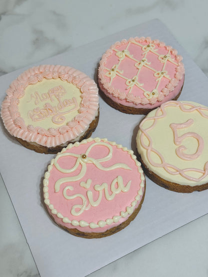 Mini 4 inch cookie cakes