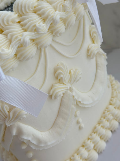 Gender Reveal Burn-Away Cake