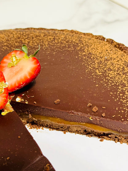 Salted Caramel-Chocolate Tart