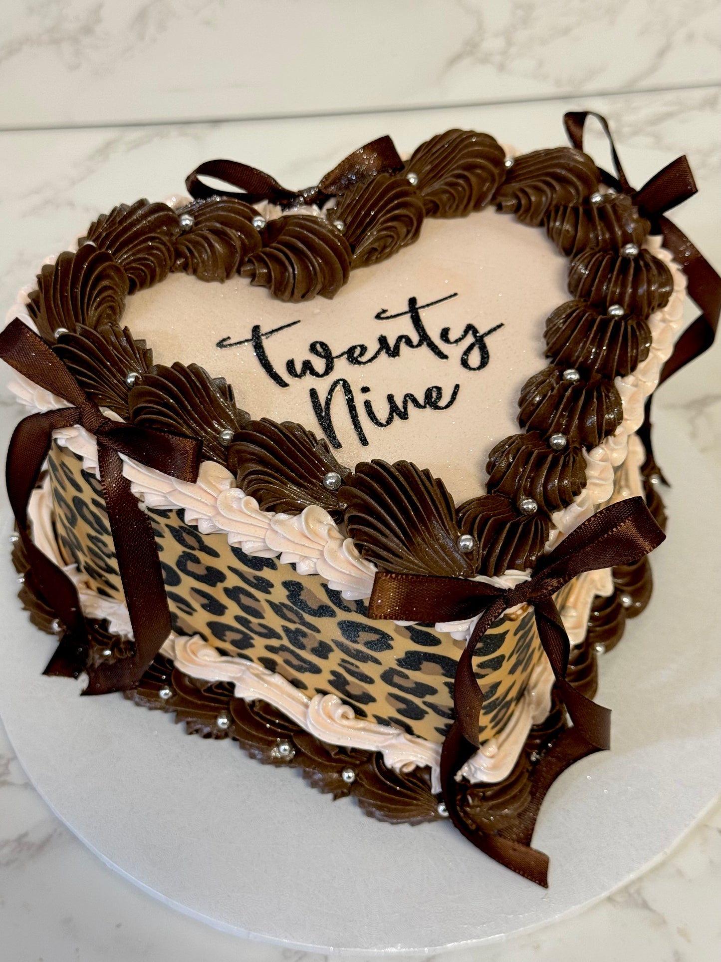 Leopard Print Cake