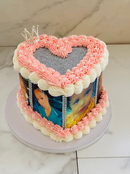 Heart Picture Cake