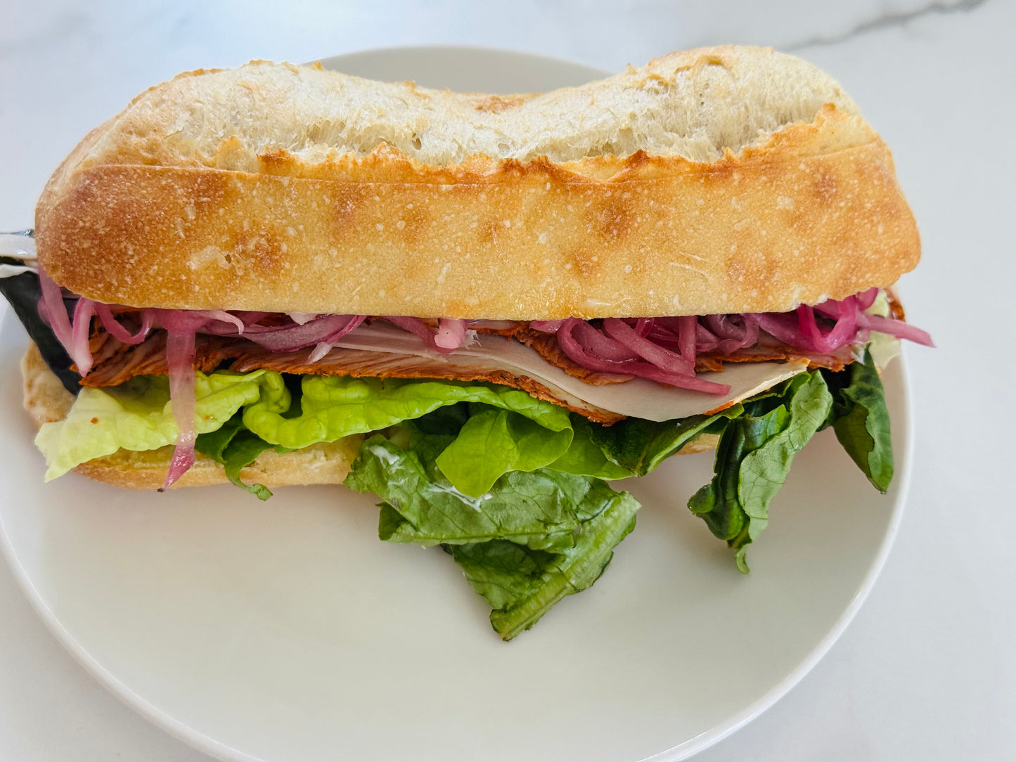 Turkey & Salsa Criolla Sandwich