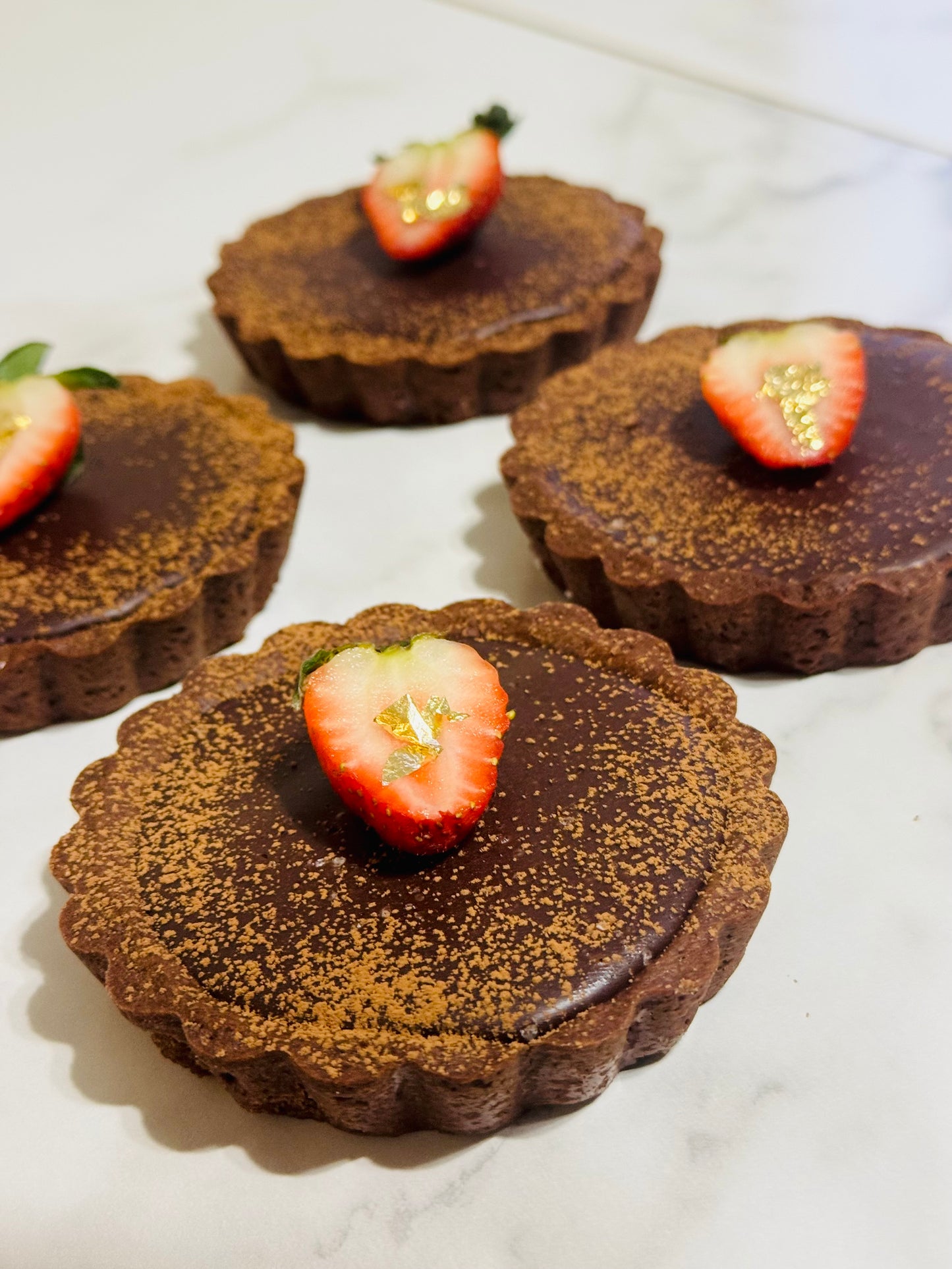 Mini Salted Caramel Chocolate  Tart