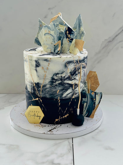 The ultimate marble ( signature cake )