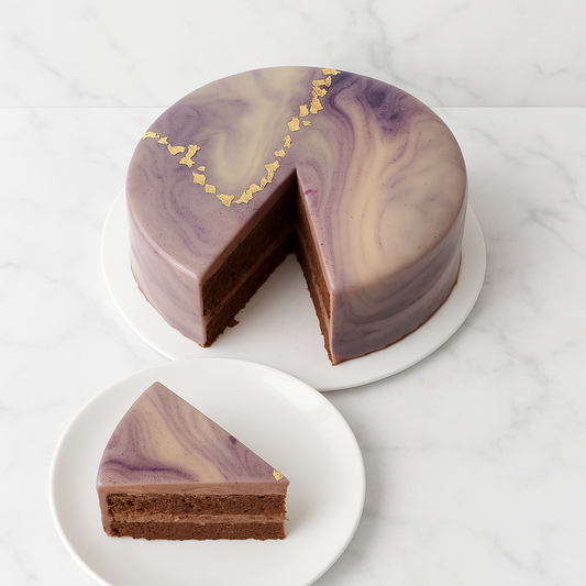 Chocolate Mousse Mirror Glaze Cake